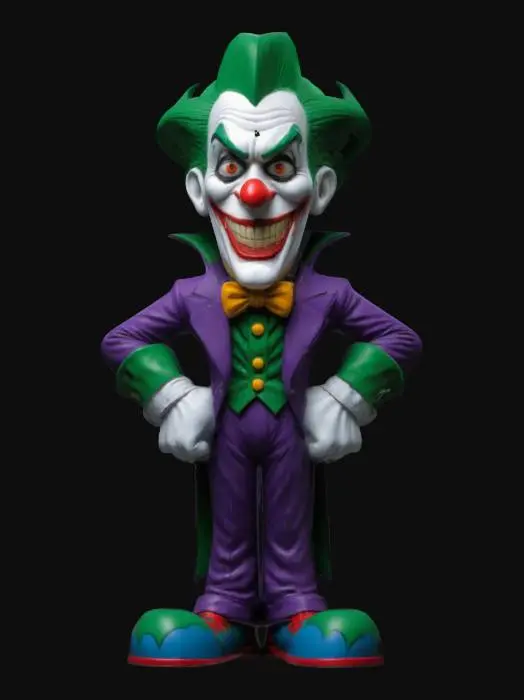 3D model for 90's cartoon JOKER 