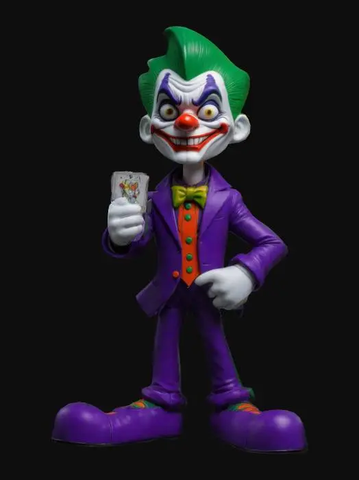 3D model for 90's cartoon JOKER 