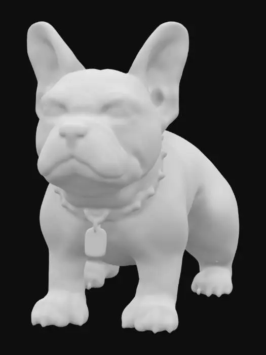 3D model for An extremely detailed ultra-realistic French bulldog 