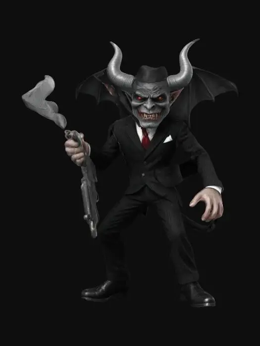 3D model for 1930's Demon gangster  