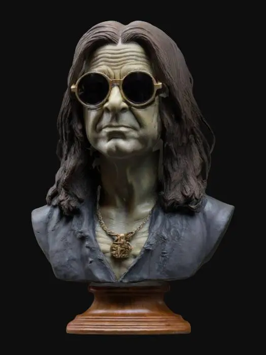 3D model for An extremely detailed bust of Ozzy Osbourne