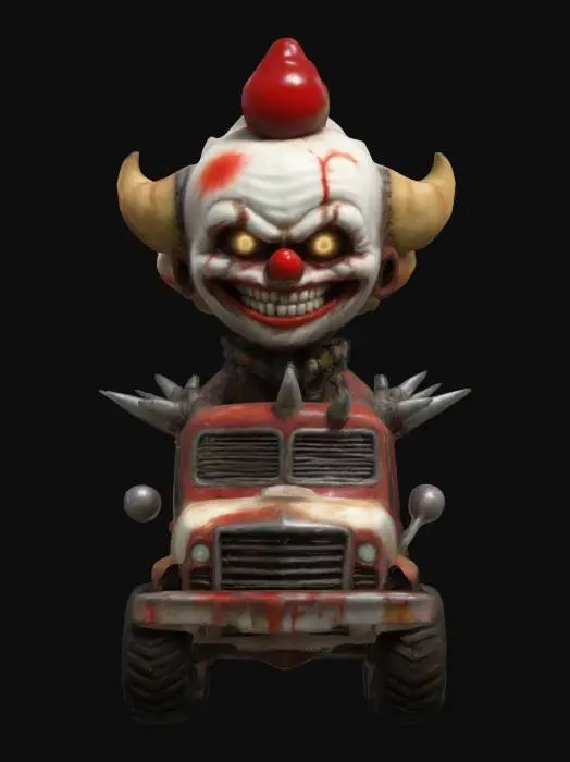 3D model for sweet tooth from twisted metal 