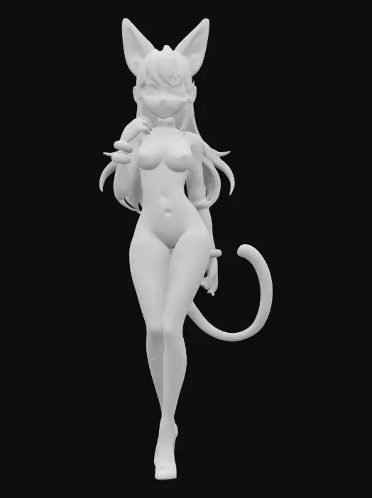 3D model for Anime catwoman 
