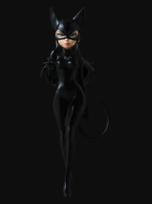3D model for Anime catwoman 
