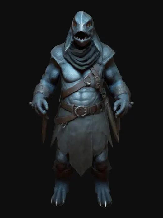 3D model for Extremely detailed ultra-realistic dungeon and dragons style theft 