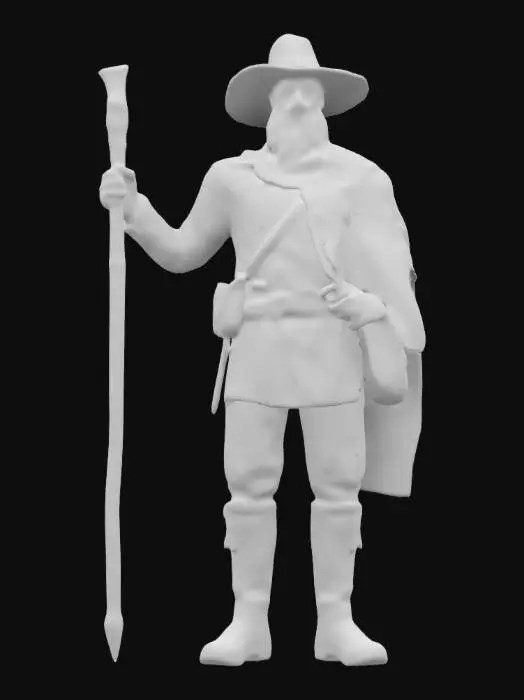 3D model for A traveling medieval merchant 