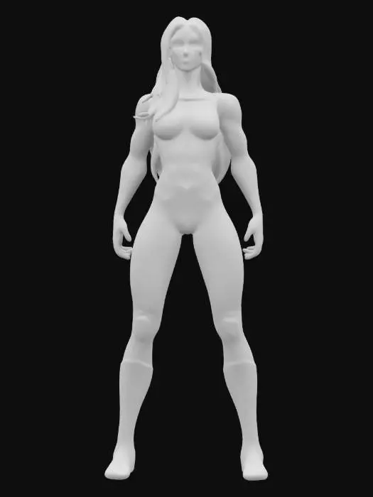 3D model for Highly Detailed, Ultra Realistic, Polished she-hulk , #women#, A-pose