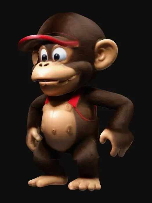 3D model for ditty Kong 