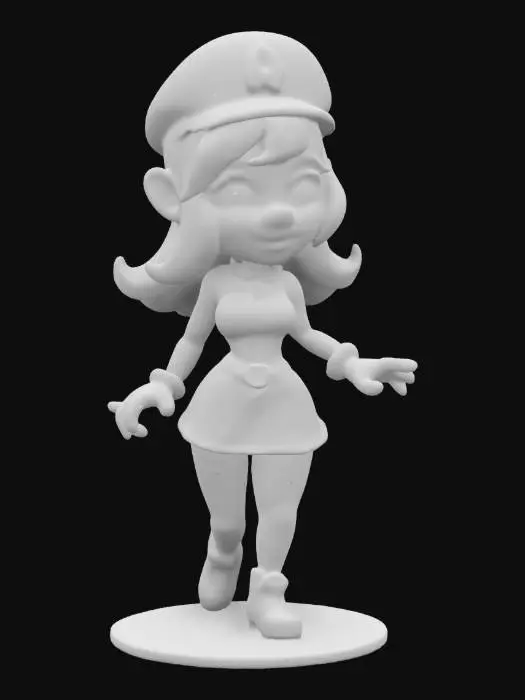 3D model for Glamorous Adventure Figurine, #game figure#