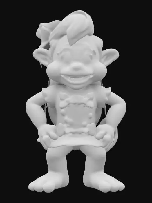 3D model for Candy Kong a character of the Donkey Kong video game 