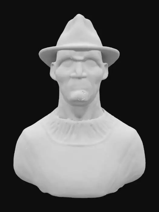 3D model for Freddy Kruger highly detailed bust  