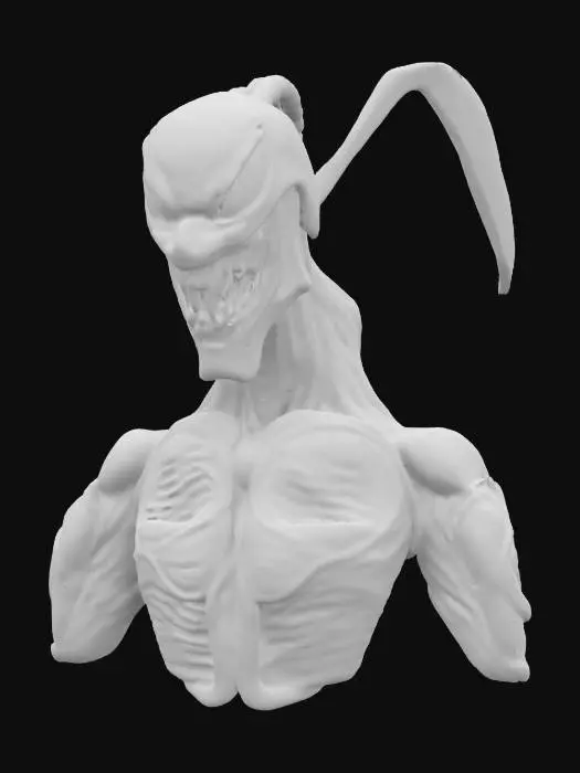3D model for venom-pool head, Highly Detailed, Ultra Realistic