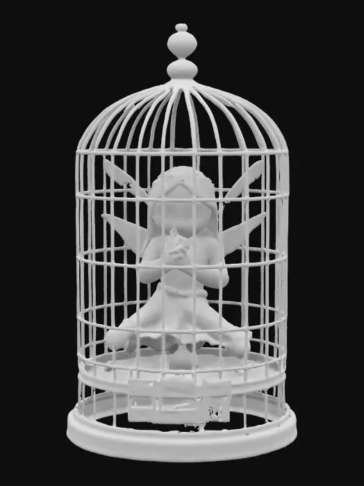 3D model for Trapped Fairy in a Cage, #fairy#