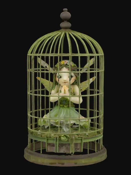3D model for Trapped Fairy in a Cage, #fairy#