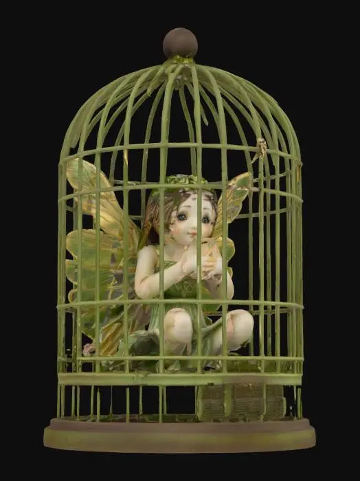 3D model for Trapped Fairy in a Cage, #fairy#