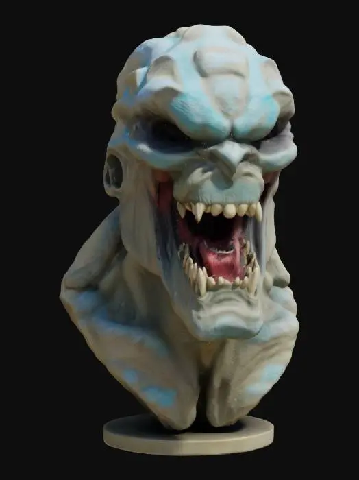 3D model for Jaw Titan from attack on Titans bust