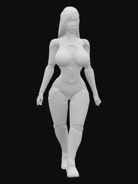 3D model for Cybernetic Elegance