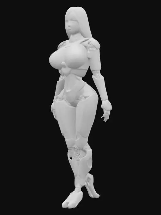 3D model for Cybernetic Elegance