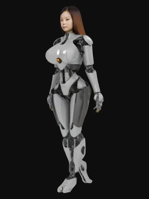 3D model for Cybernetic Elegance
