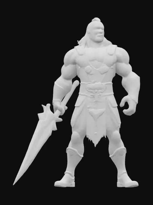 3D model for Dwane the rock Johnson scorpion king 