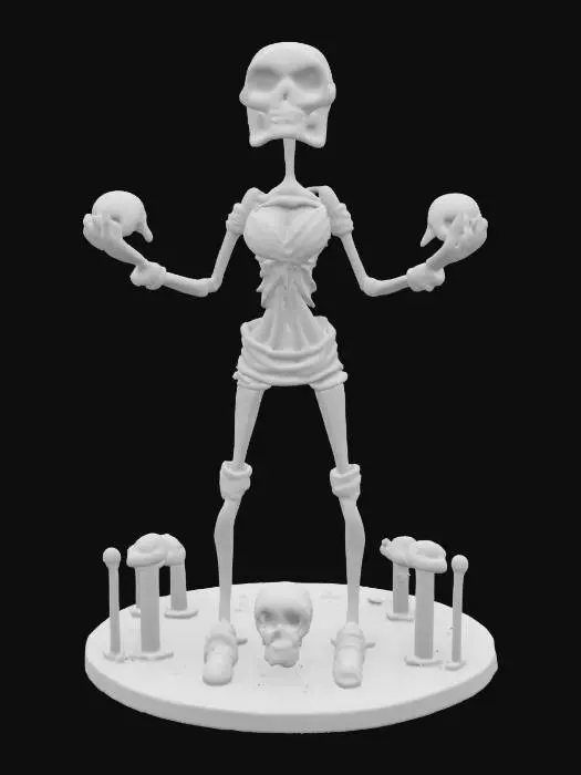 3D model for Skeleton Juggler