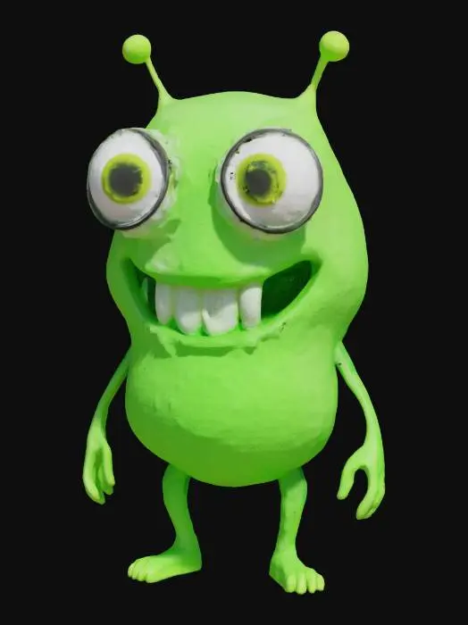 3D model for [UTAH] Green jello monster #AroundTheWorld#