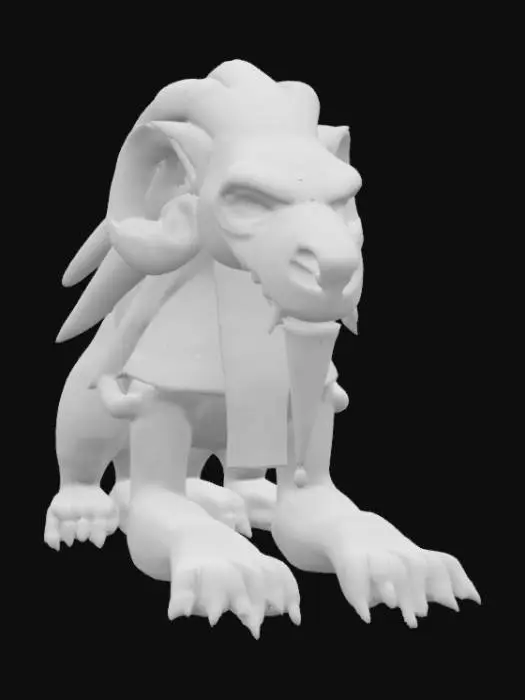 3D model for [Egypt] I would like to create a model of the Sphinx in an Ed Big Daddy Roth style with grotesque features over exaggerated characteristics. I would also like the model to be earth tones but colorful, #AroundTheWorld#