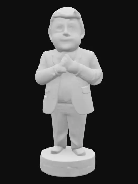 3D model for [Washington DC] Donald Trump in the thinking man statue pose. , #AroundTheWorld#