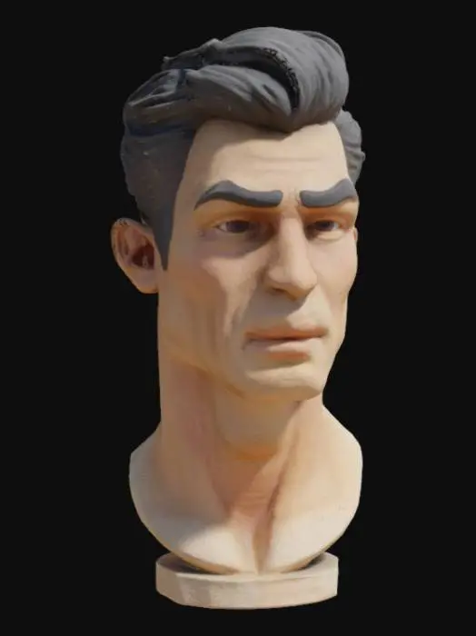3D model for Perfect CHAD bust