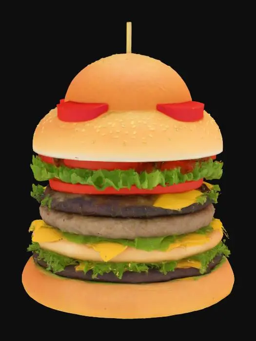 3D model for [California] Catalina island Casino in he shape of a hamburger , #AroundTheWorld#,   