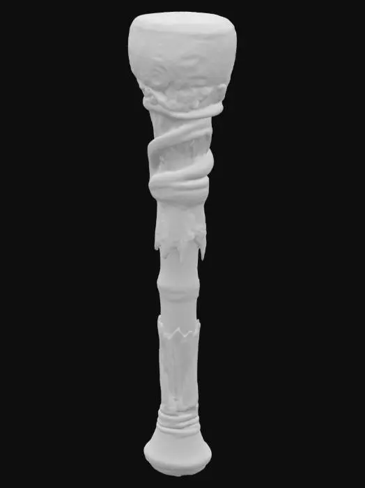 3D model for wooden club