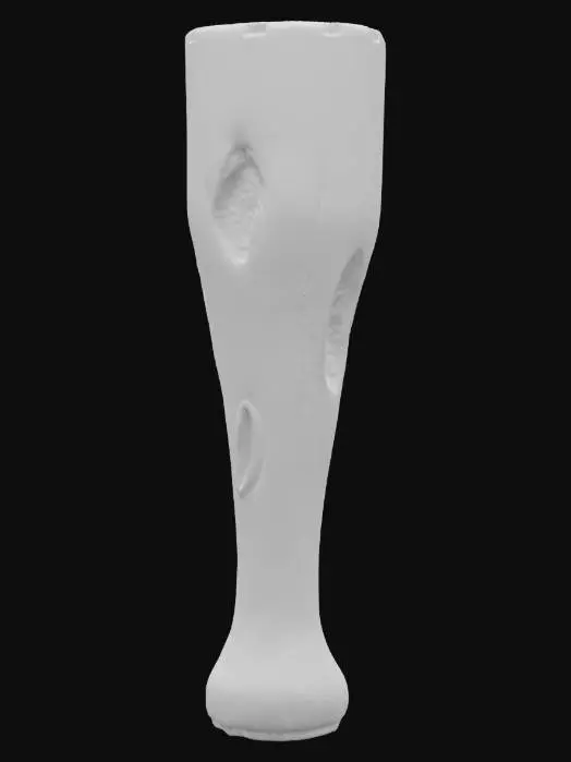 3D model for wooden club