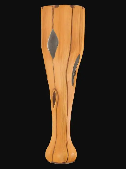 3D model for wooden club