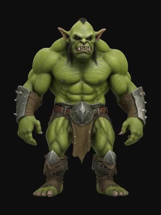 3D model for Orc Warrior in the Alley