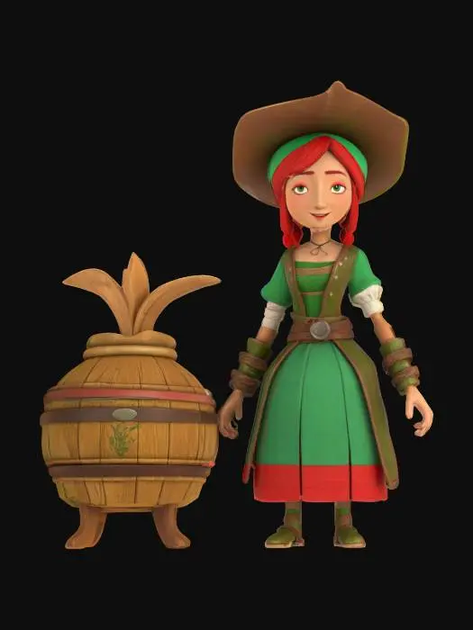 3D model for Potion Maker's Apprentice
