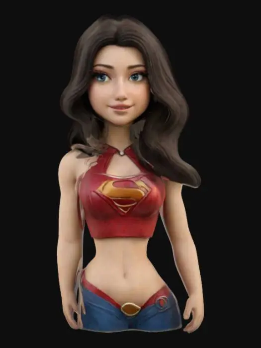 3D model for Superhero in the City
