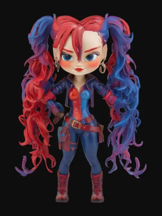 3D model for Harlequin Vibes