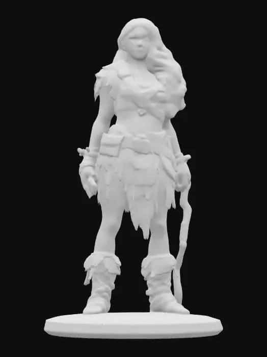 3D model for Warrior of the Wilderness