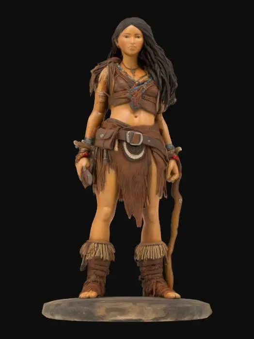 3D model for Warrior of the Wilderness