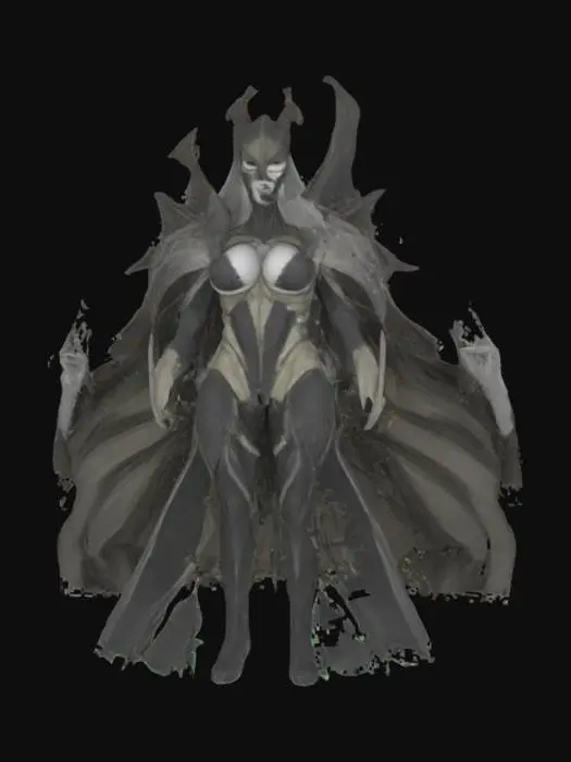 3D model for hand drawn female spawn, from the comic spawn, sketch , #SketchTo3D#