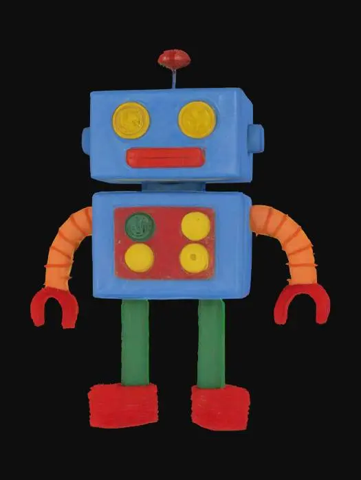 3D model for Colorful Robot Drawing, #SketchTo3D#