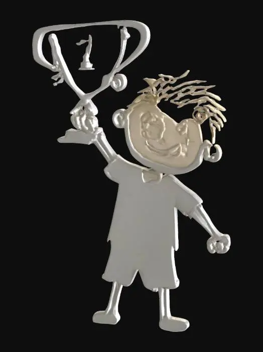 3D model for Champion's Joy, #SketchTo3D#