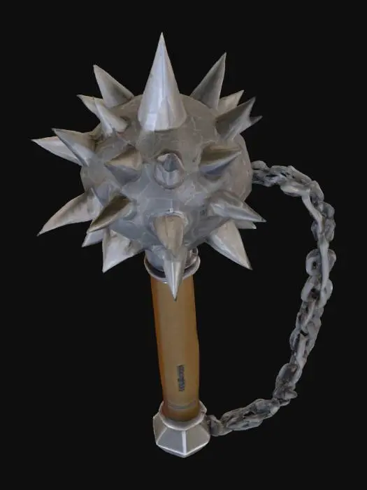 3D model for A midevil morning star weapon 