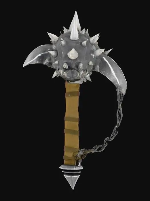3D model for A midevil morning star weapon 
