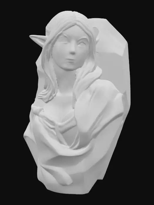 3D model for Elegance in Stone, #PBR#