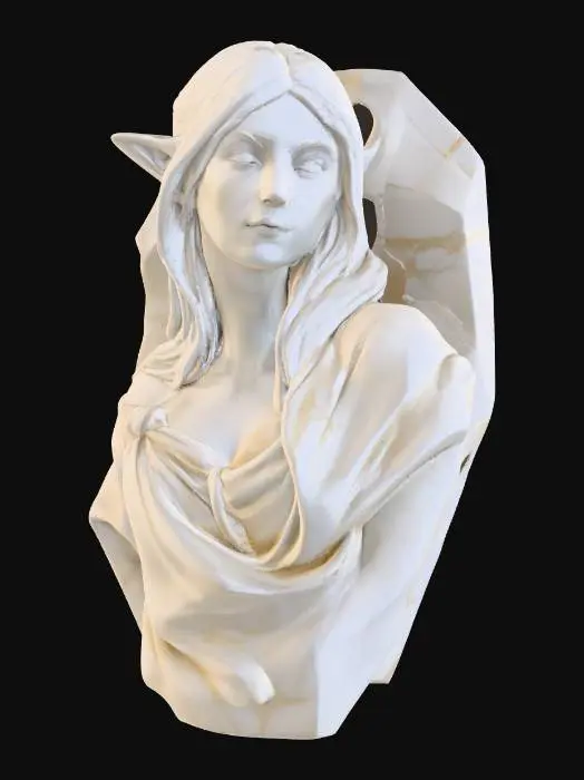 3D model for Elegance in Stone, #PBR#