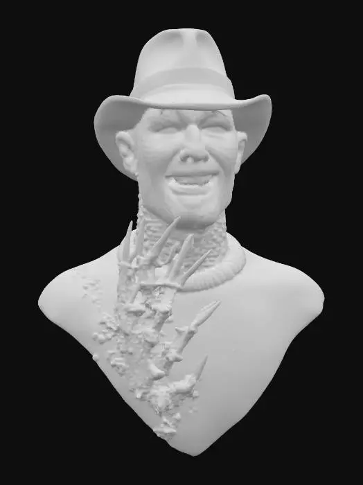 3D model for Freddy Kruger bust