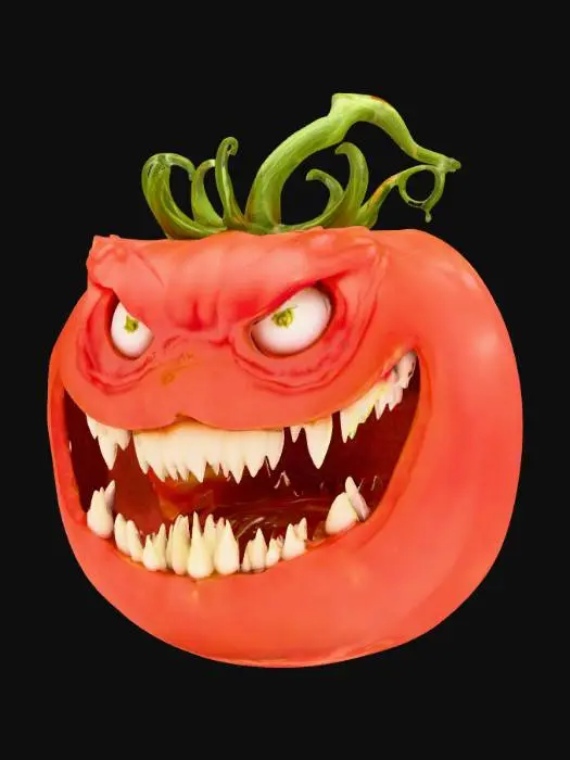 3D model for Killer tomato , #food#