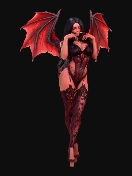 3D model for succubus   