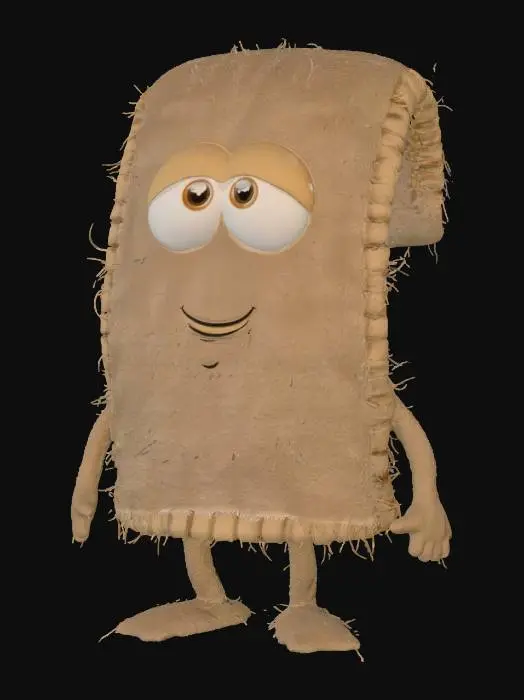 3D model for towlie from southpark realistic and highly detailed